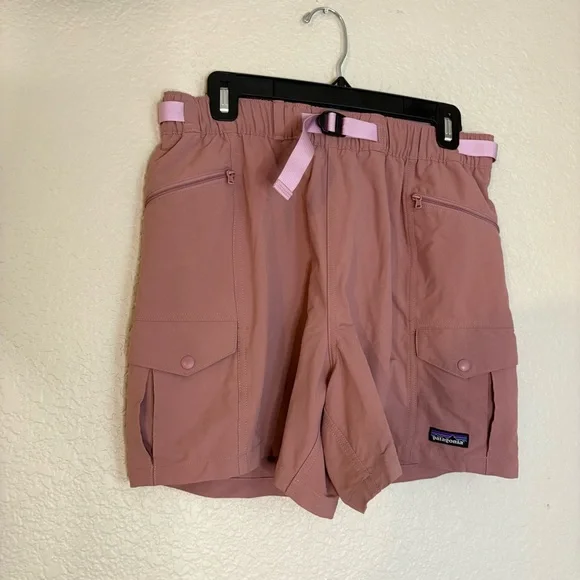 PATAGONIA Womens Outdoor Everyday Shorts - 4 Inch Evening Mauve - Picture 8 of 9